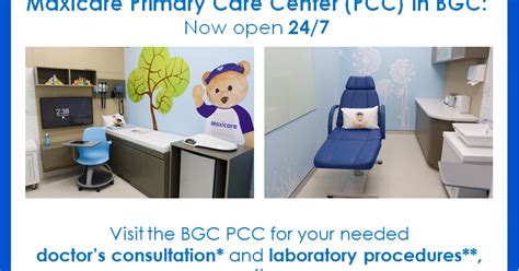 Our Maxicare Primary Care Centers are open 24/7! .